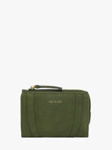 Portefeuille Leder Vintage Nat et nin Groen vintage ROZA